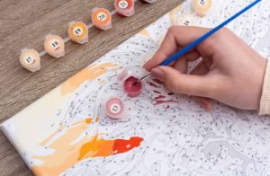 Guía fácil de pintar por números paso 2