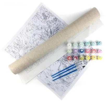 Qué incluye un kit de pintura por números